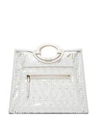 Fendi Runaway Ff Shopper Tote - White