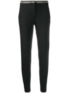 Fabiana Filippi Slim Fit Cropped Trousers - Black