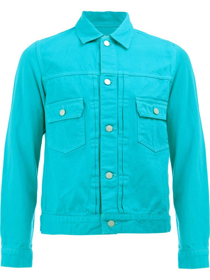 Ganryu Comme Des Garcons Flap Pockets Denim Jacket - Blue