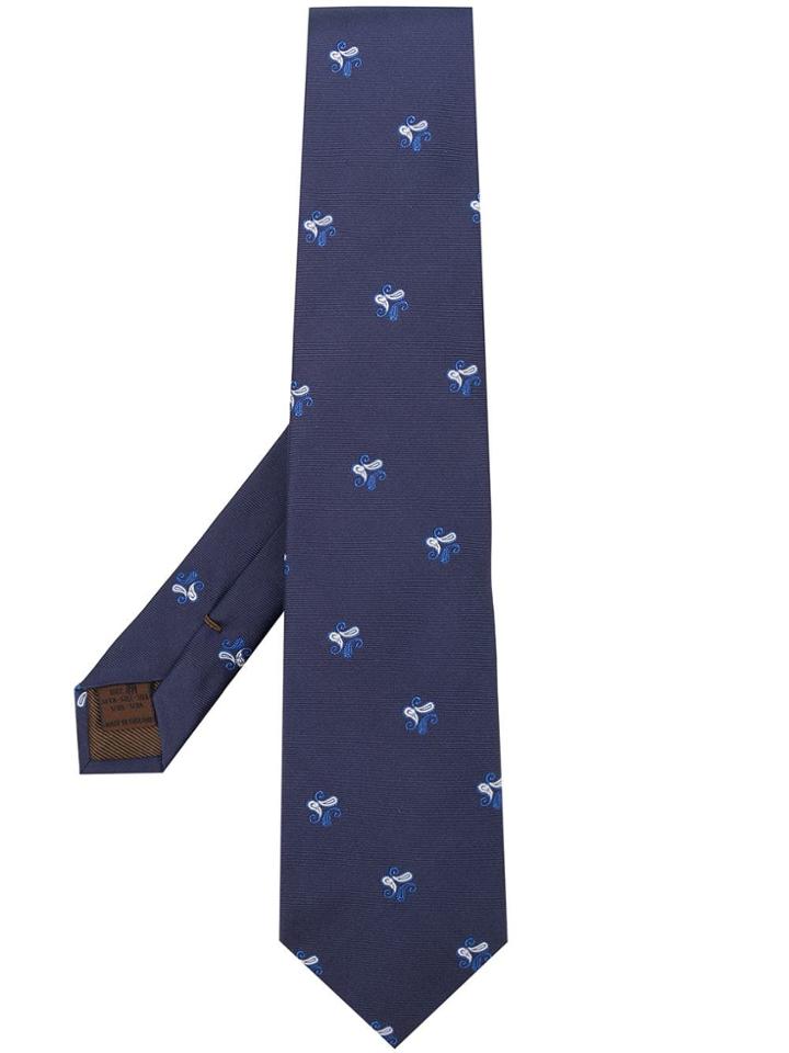 Church's Small Pattern Tie - Blue