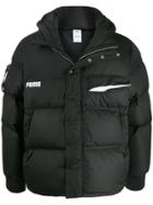 Puma Padded Hooded Jacket - Black