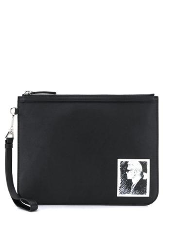 Karl Lagerfeld Karl Legend Clutch Luxury - Black