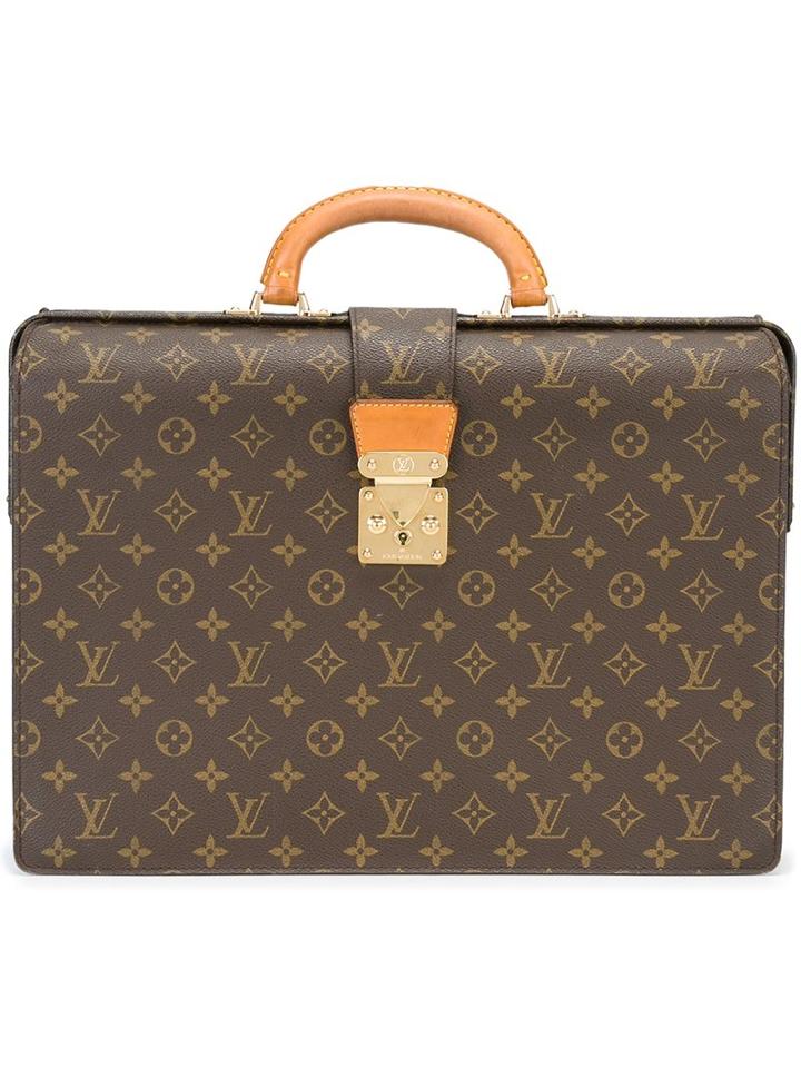 Louis Vuitton Vintage Logo Print Briefcase