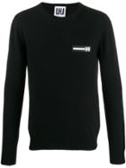 Les Hommes Urban Signature Logo Jumper - Black