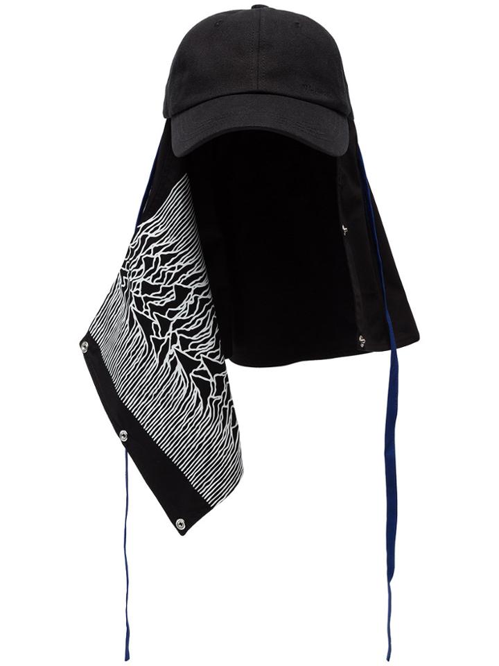 Raf Simons Black Unknown Pleasures Joy Division Cap