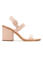 Osklen Block Heel Sandals - Pink