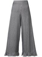 Isabelle Blanche Polka Dot Printed Trousers - White