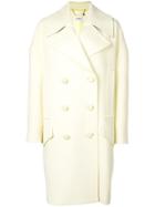 Givenchy Double Breasted Coat - Yellow