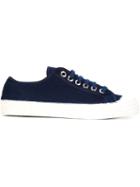 Ymc Contrast Ties Lace Up Lo-top Sneakers
