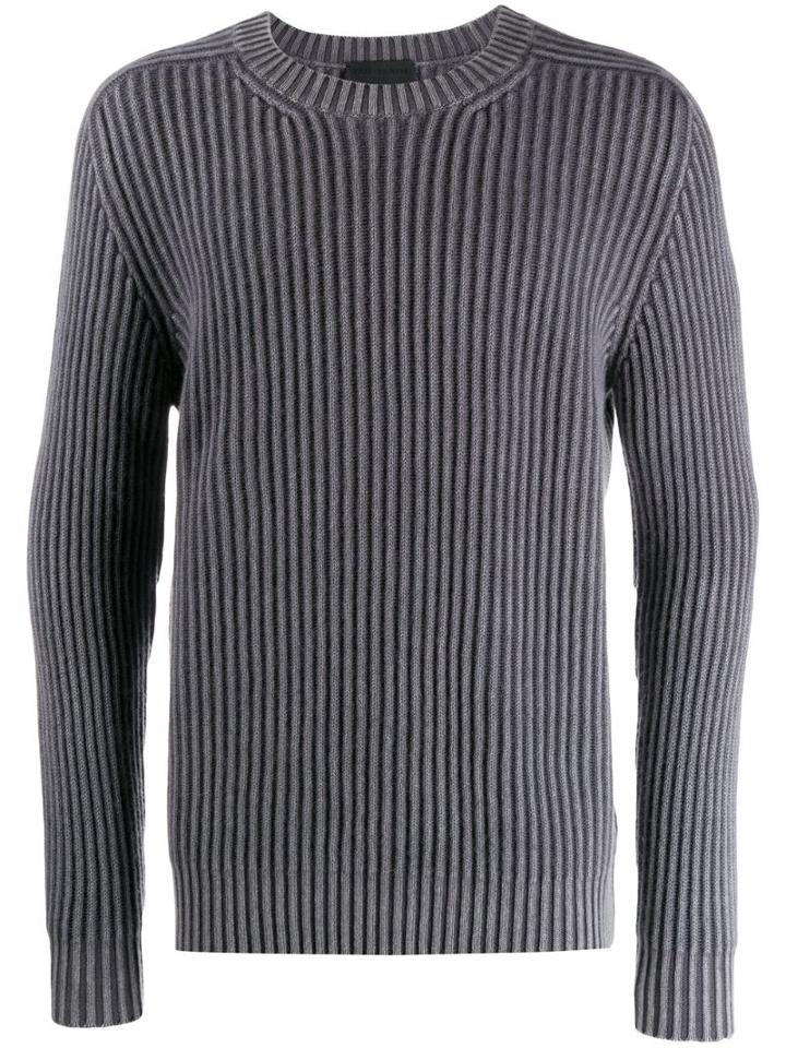 Iris Von Arnim Ribbed Jumper - Grey