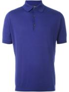 John Smedley Adrian Polo Shirt, Men's, Size: M, Blue, Cotton