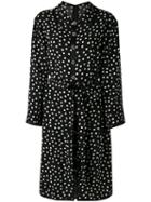 Dolce & Gabbana - Polka Dot Shirt Dress - Women - Polyester/viscose - 50, Black, Polyester/viscose