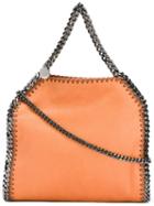 Stella Mccartney Mini 'falabella' Tote, Women's, Yellow/orange, Polyester