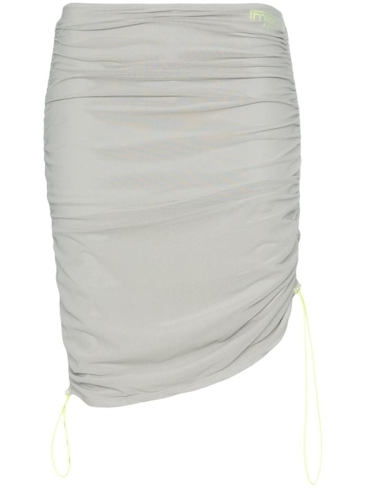 Miaou Gwenhigh Mini Skirt - Grey