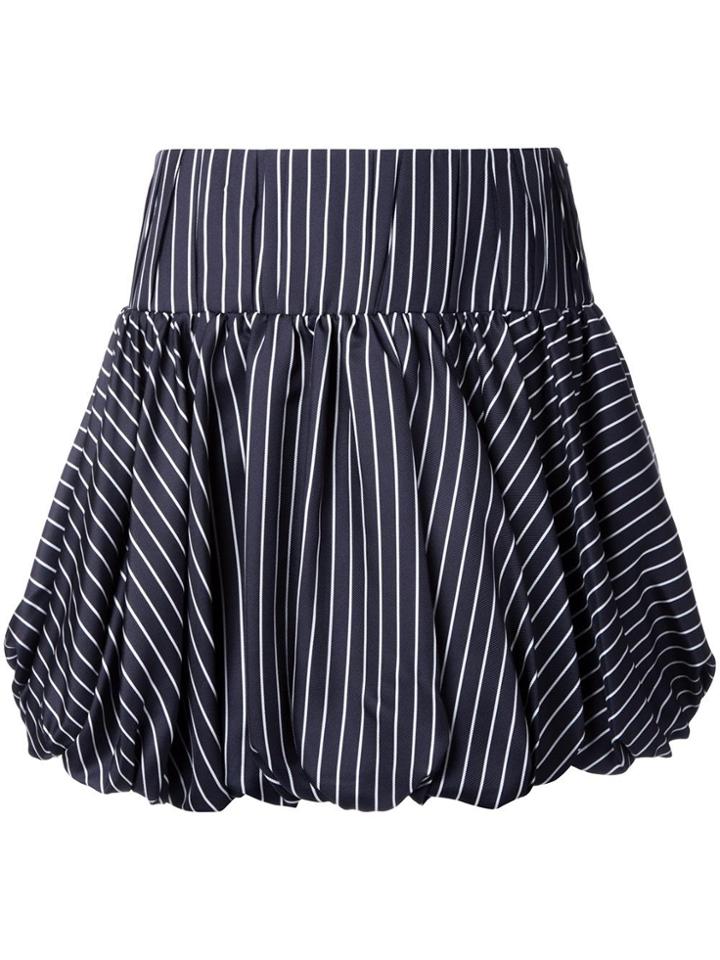 Monse Striped Skirt - Black