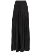 Off-white Wide Leg Logo Trousers - Black