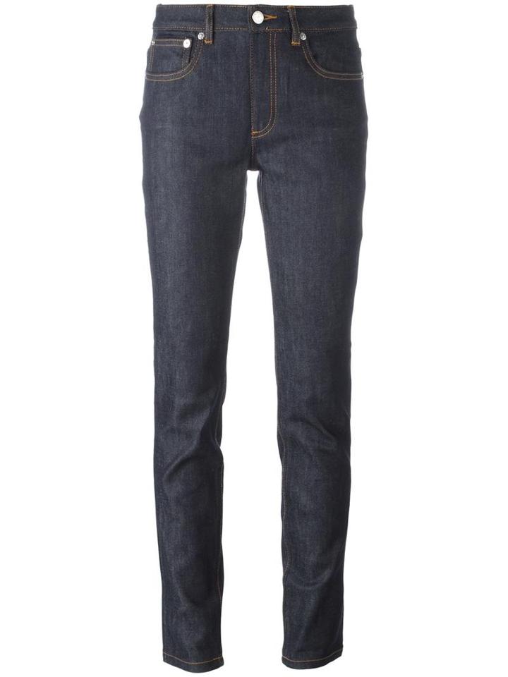 A.p.c. Five Pockets Skinny Jeans, Women's, Size: 29, Blue, Cotton/polyurethane