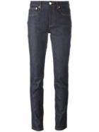 A.p.c. Five Pockets Skinny Jeans, Women's, Size: 29, Blue, Cotton/polyurethane