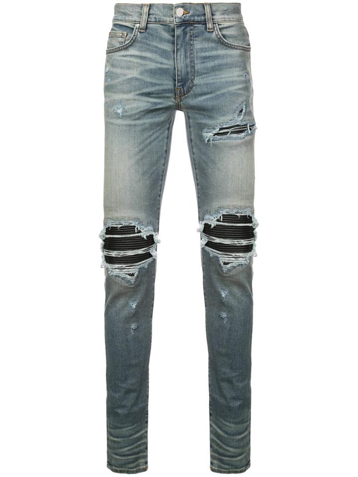 Amiri Amiri Mbmx1lth Classic Indigo Artificial->acetate - Blue