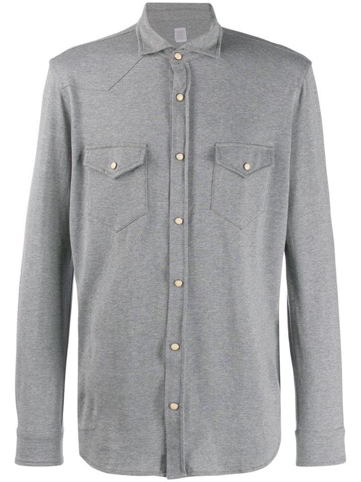 Eleventy Texas Buttoned Shirt - Grey