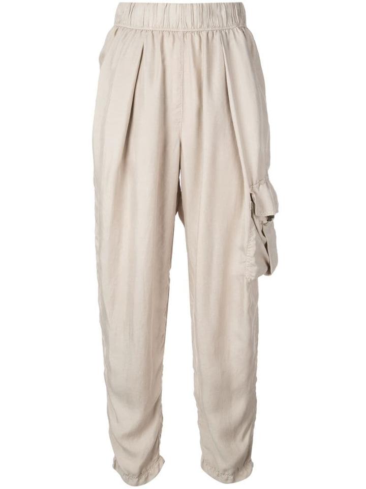 Raquel Allegra Relaxed-fit Cargo Trousers - Brown