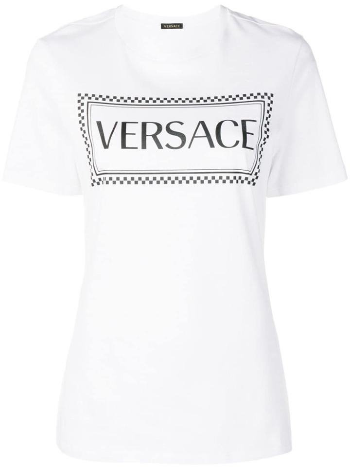 Versace 90s Vintage Logo T-shirt - White