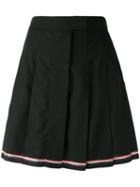 Thom Browne - Mini Pleated Skirt - Women - Cupro/wool - 40, Black, Cupro/wool