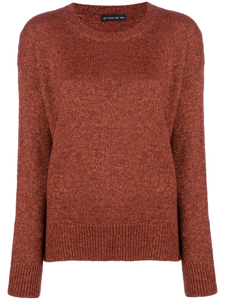 Etro Metallic Jumper - Yellow & Orange