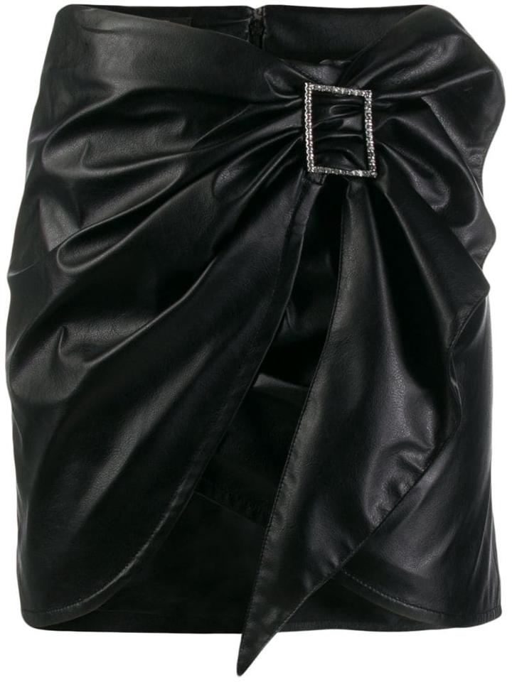 Pinko Draped Mini Skirt - Black