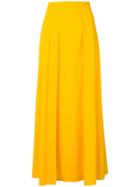 Maison Rabih Kayrouz Flared Maxi Skirt - Yellow