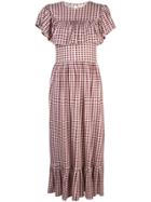 Baum Und Pferdgarten Jannie Gingham Dress - Red