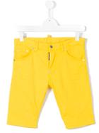 Dsquared2 Kids Casual Shorts - Yellow & Orange