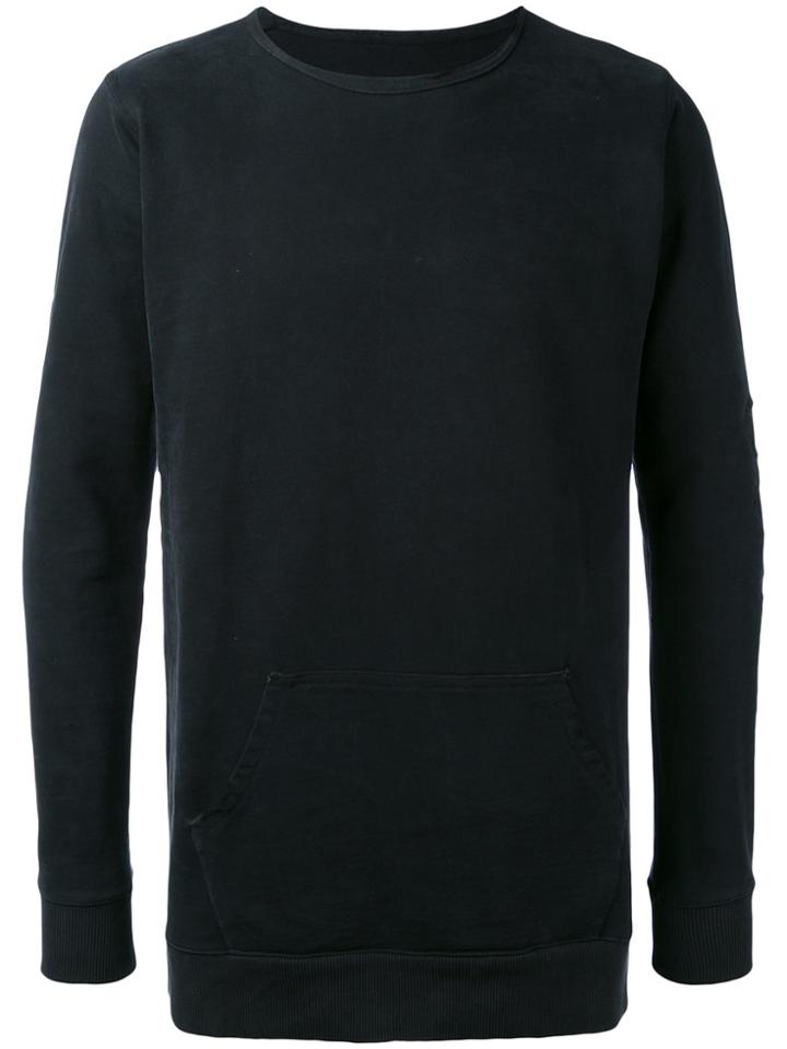 Greg Lauren Slim-fit Longsleeve T-shirt - Black