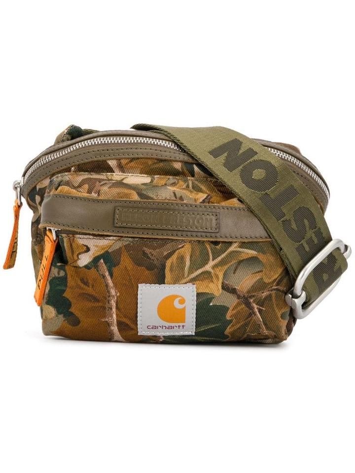 Heron Preston Heron Preston X Carhartt Wip Leaf Print Bag - Green