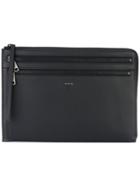 Fendi Multi Zip Clutch - Black