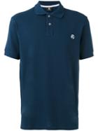 Ps By Paul Smith Logo Embroidered Polo Shirt, Men's, Size: Small, Blue, Cotton