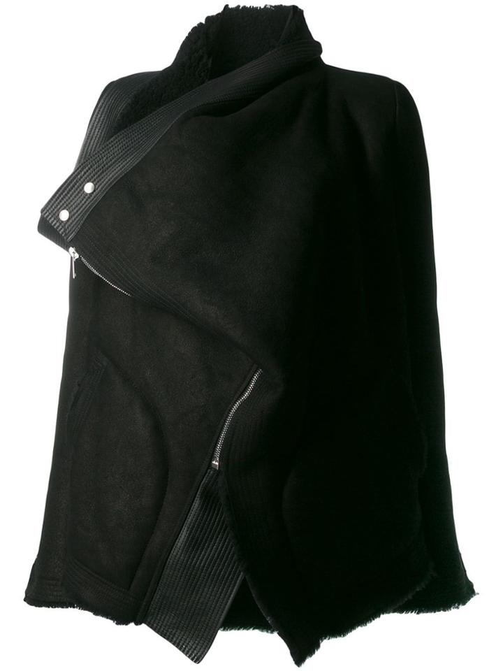 Rick Owens Foldover Jacket - Black
