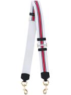 Marc Jacobs The Sport Stripe Thin Webbing Strap - White