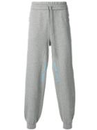 Off-white - Square Detail Track Pants - Men - Acrylic/wool - M, Grey, Acrylic/wool