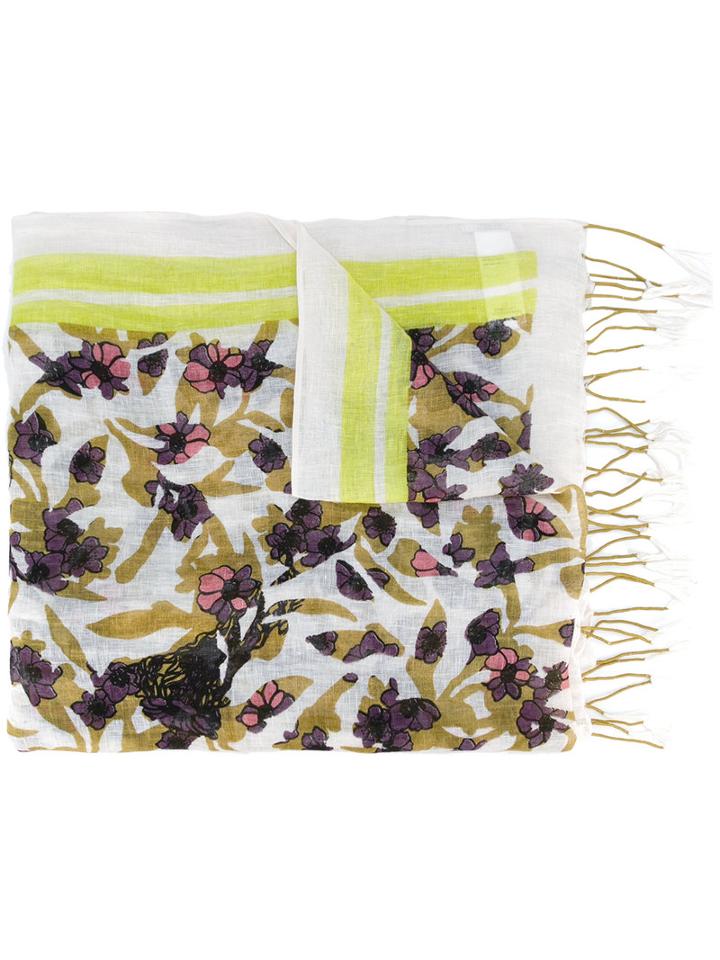 Dorothee Schumacher Multi Printed Scarf, Women's, Linen/flax