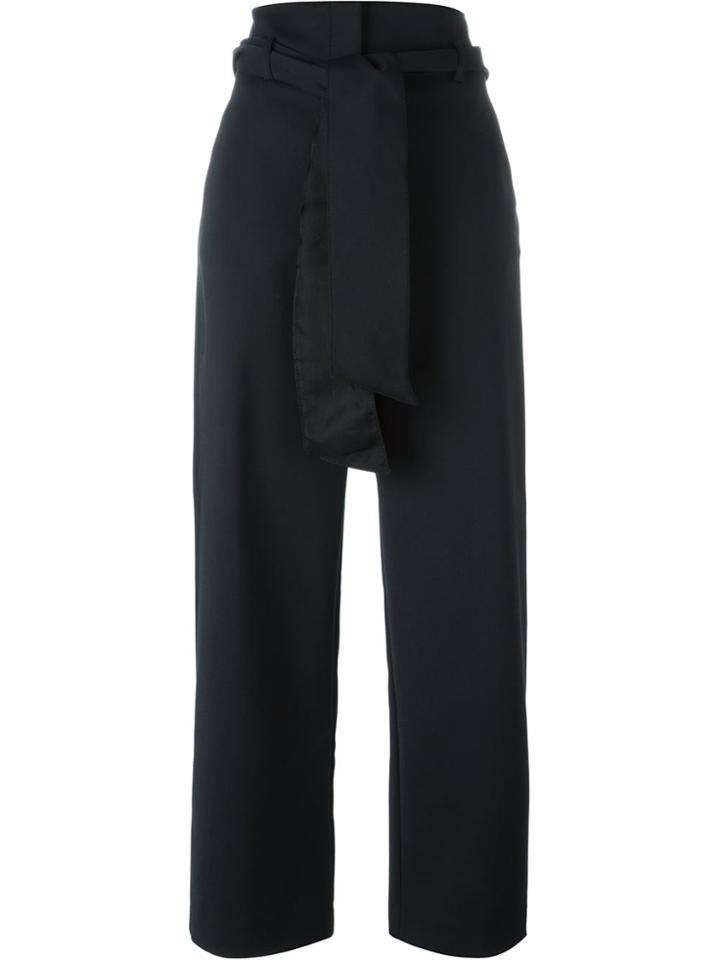 Emanuel Ungaro Belted Trousers - Black