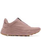 Del Carlo Zipped Sneakers - Pink