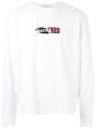 Education From Youngmachines Logo Patch Sweatshirt - White