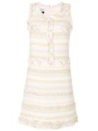 Edward Achour Paris Tweed Dress - Pink & Purple