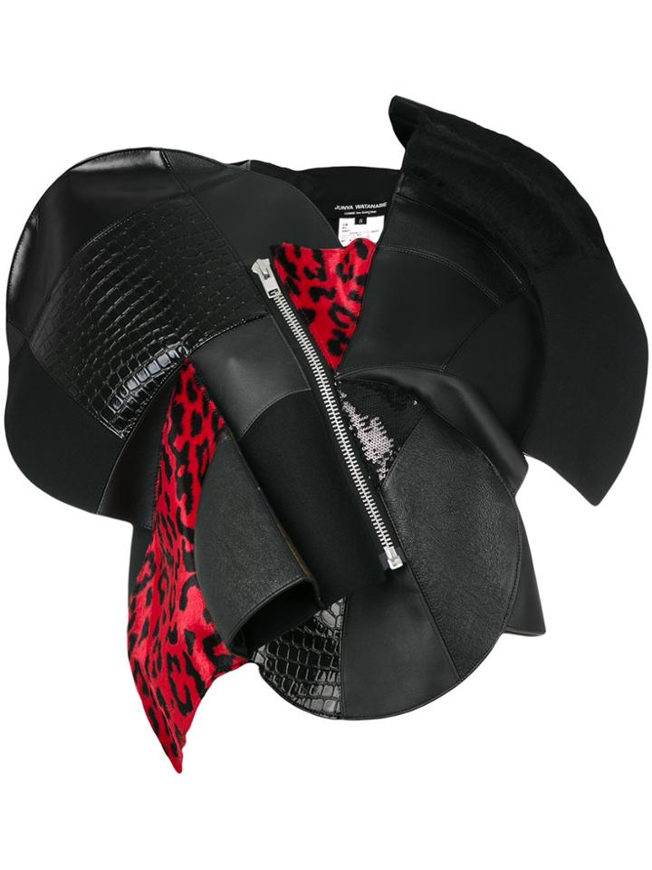 Junya Watanabe Comme Des Garçons Asymmetric Biker Jacket - Black