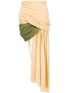 Jacquemus Draped Skirt - Yellow & Orange
