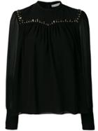 Chloé Embellished Blouse - Black