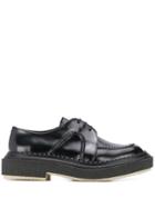 Adieu Paris Lace-up Derby Shoes - Black