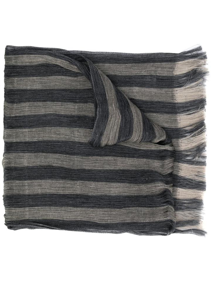 Issey Miyake Fringed Scarf - Neutrals