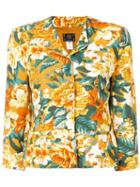 Kenzo Pre-owned 1990's Floral Blazer - Yellow